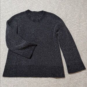 Classic Crewneck Women's Sweater - Charcoal
